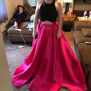 This is my prom dress from last year